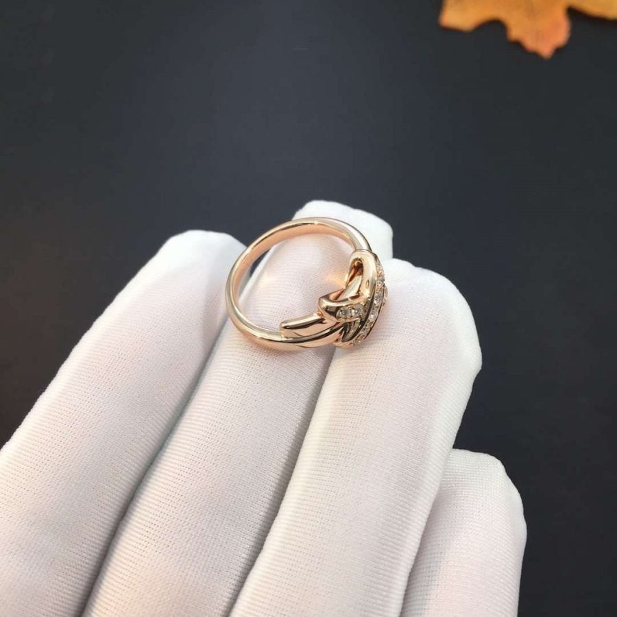 [CA]JEUX DE PINK GOLD DIAMOND RING