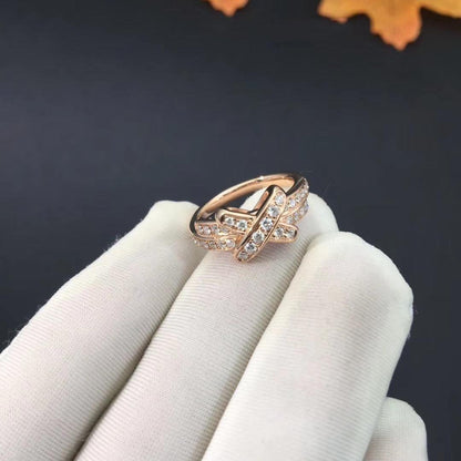 [CA]JEUX DE RING PINK GOLD DIAMOND