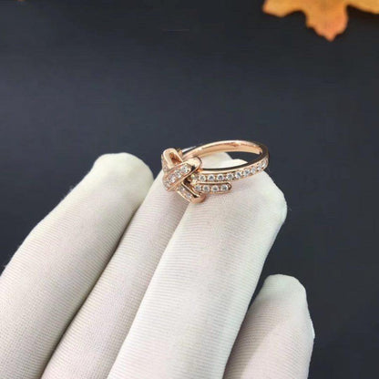 [CA]JEUX DE RING PINK GOLD DIAMOND