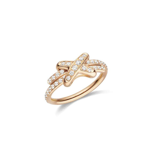 [CA]JEUX DE RING PINK GOLD DIAMOND