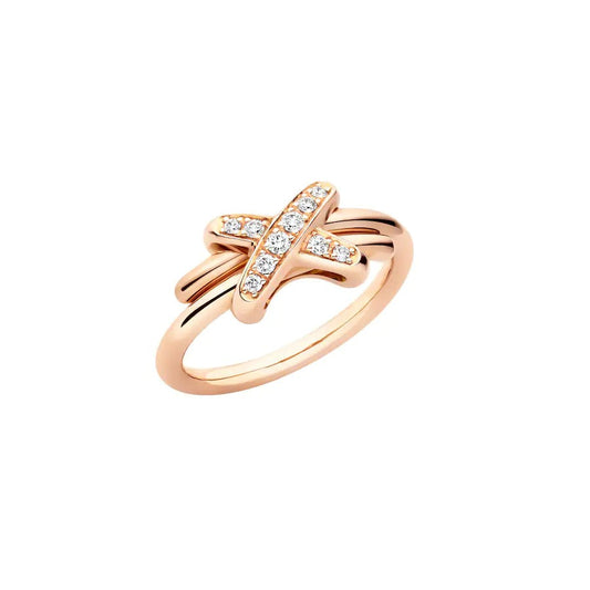 [CA]JEUX DE PINK GOLD DIAMOND RING