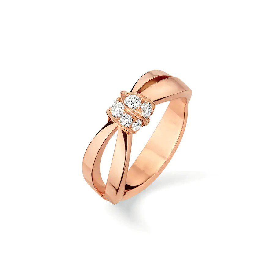 [CA]LIENS RING PINK GOLD DIAMOND