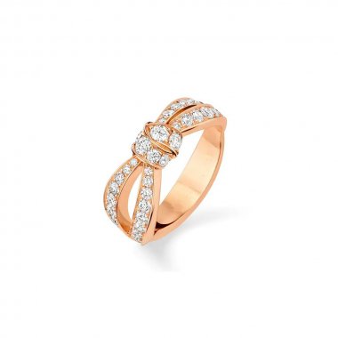 [CA]LIENS PINK GOLD DIAMOND RING