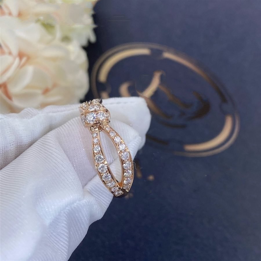 [CA]LIENS PINK GOLD DIAMOND RING