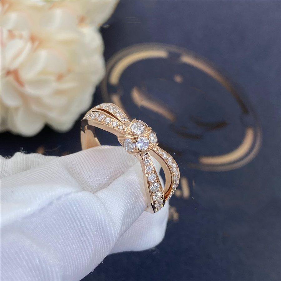 [CA]LIENS PINK GOLD DIAMOND RING