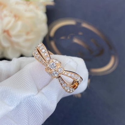 [CA]LIENS PINK GOLD DIAMOND RING