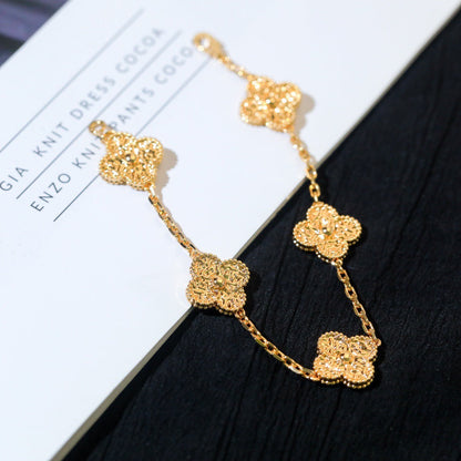 [CA]CLOVER 5 MOTIFS BRONZING BRACELET