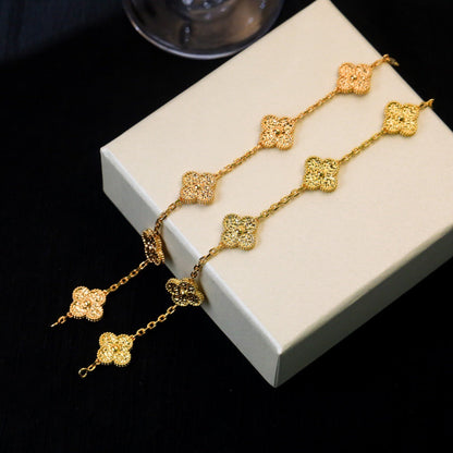 [CA]CLOVER 5 MOTIFS BRONZING BRACELET