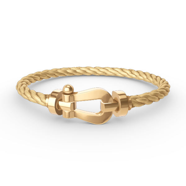 [CA]FORCE LARGE HORSESHOE NO DIAMOND BRACELET GOLD