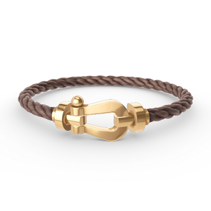 [CA]FORCE LARGE HORSESHOE NO DIAMOND BRACELET GOLD