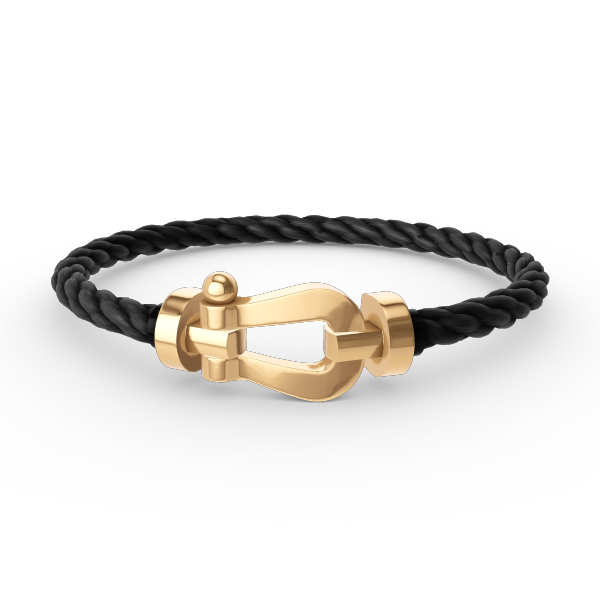 [CA]FORCE LARGE HORSESHOE NO DIAMOND BRACELET GOLD