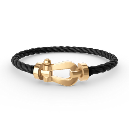 [CA]FORCE LARGE HORSESHOE NO DIAMOND BRACELET GOLD