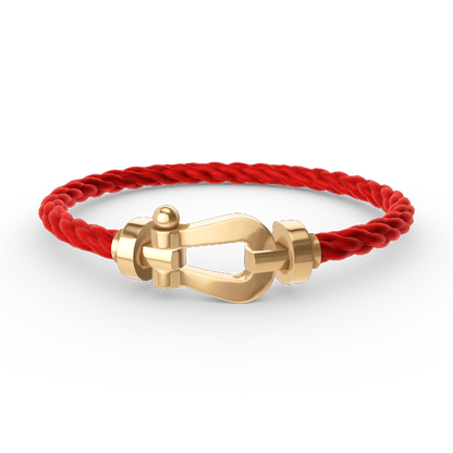 [CA]FORCE LARGE HORSESHOE NO DIAMOND BRACELET GOLD