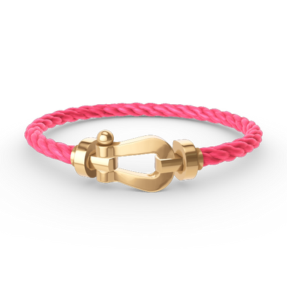 [CA]FORCE LARGE HORSESHOE NO DIAMOND BRACELET GOLD