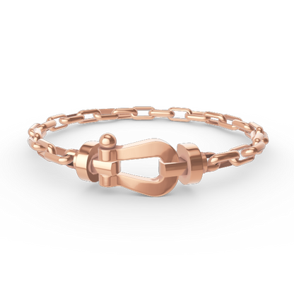 [CA]FORCE LARGE HORSESHOE CLASP  METAL BRACELET