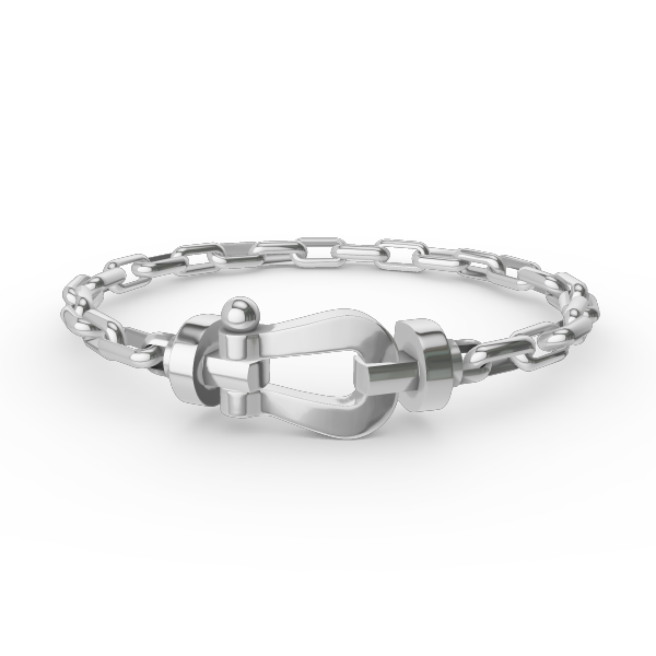 [CA]FORCE LARGE HORSESHOE CLASP  METAL BRACELET