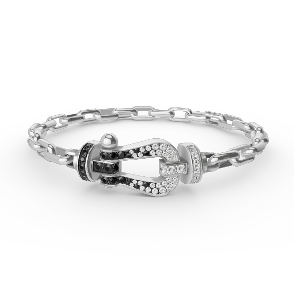 [CA]FORCE LARGE HORSESHOE CLASP  METAL BRACELET