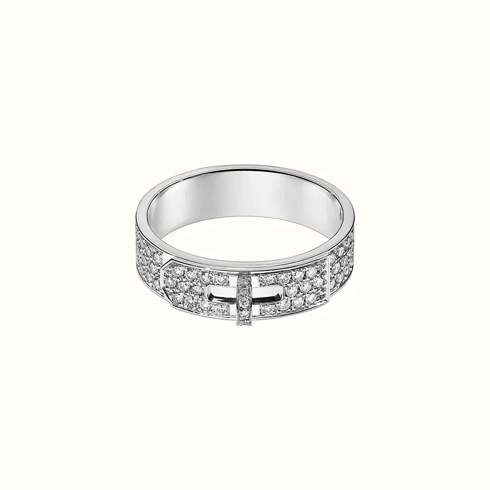 [CA]KELLY SILVER DIAMOND RING