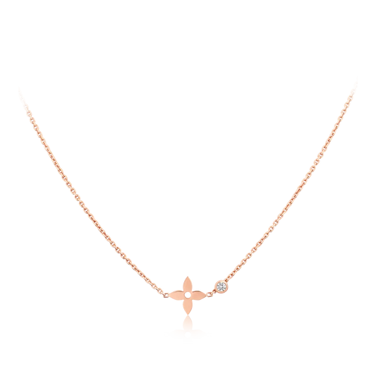 [CA]BLOSSOM PENDANT PINK GOLD AND DIAMOND