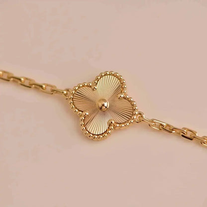 [CA]CLOVER 5 FLOWERS LASER BRACELET