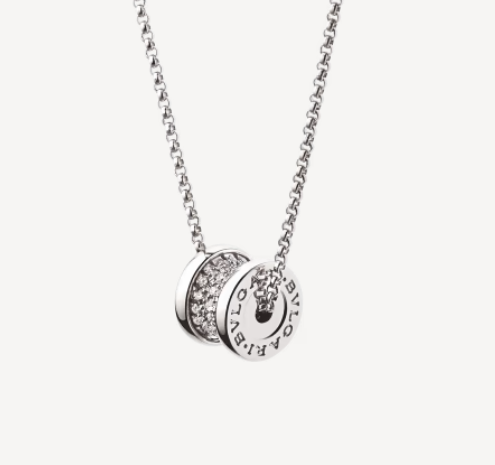 [CA]ZERO 1 SILVER DIAMOND NECKLACE