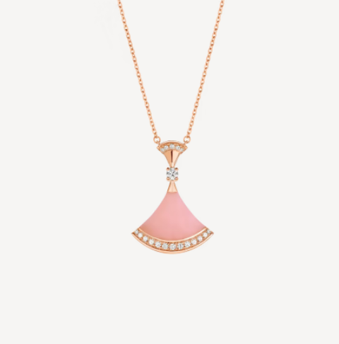 [CA]DREAM NECKLACE PINK OPAL