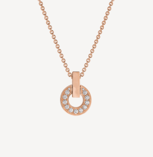 [CA]GARI NECKLACE PINK GOLD DIAMOND