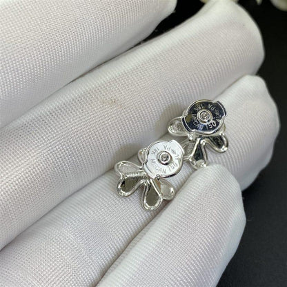 [CA]FRIVOLE MINI SILVER FLOWER EARRINGS