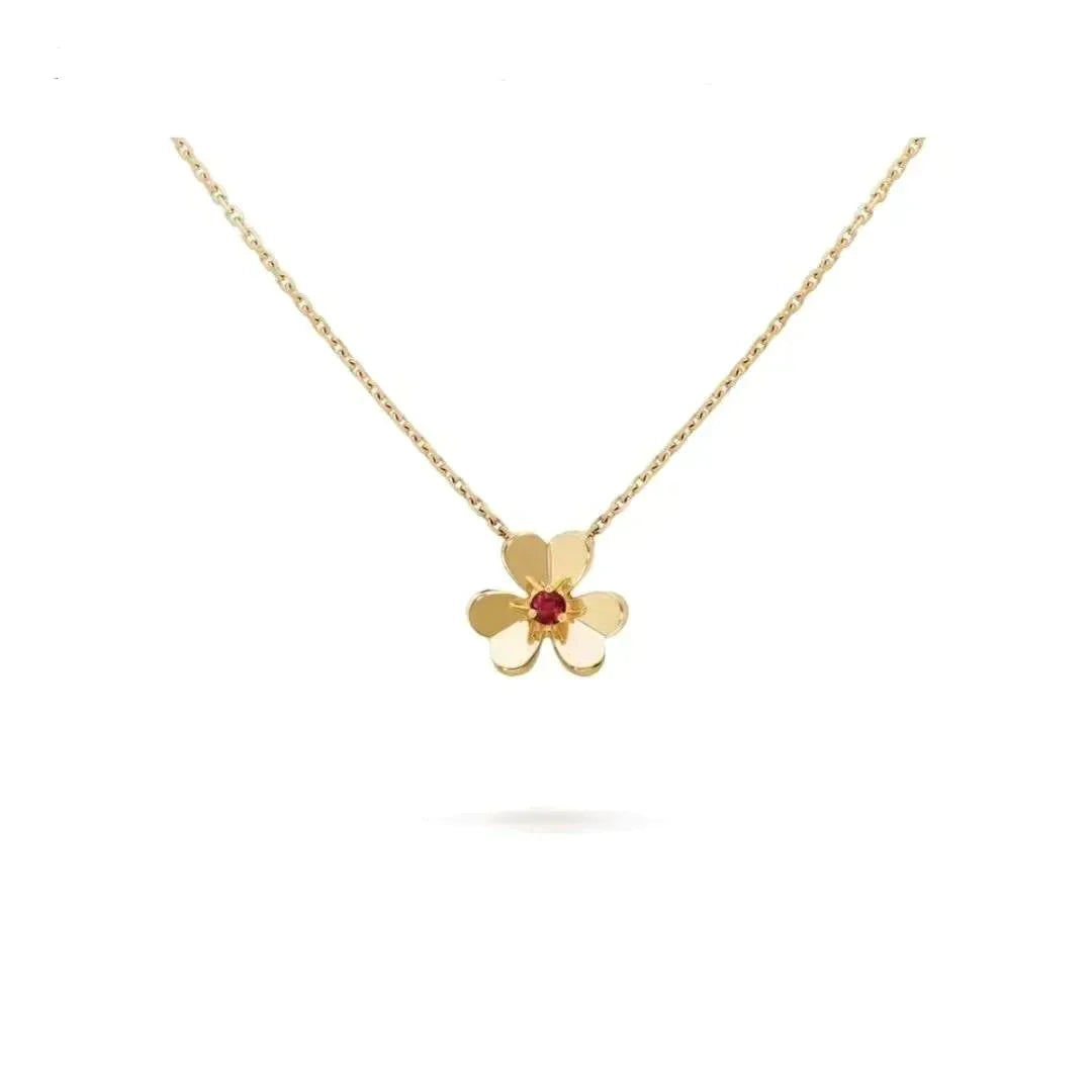 [CA]FRIVOLE GOLD FLOWER NECKLACE