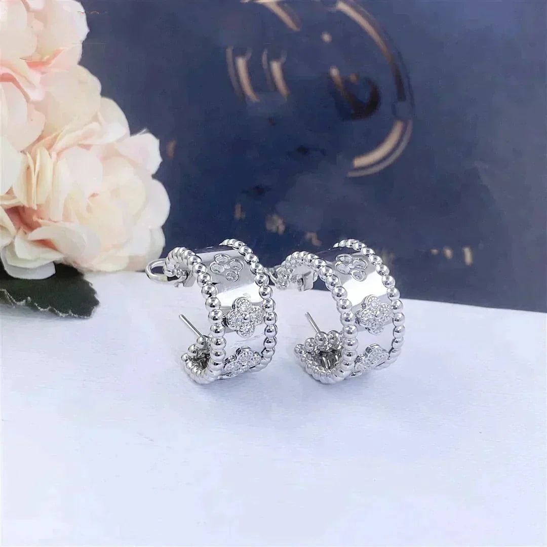 [CA]PERLEE DIAMOND EARRINGS