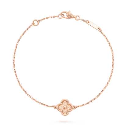 [CA]CLOVER SINGLE FLOWER BRACELET