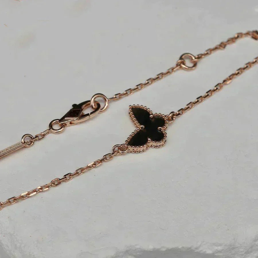 [CA]BUTTERFLY ONYX  BUTTERFLY BRACELET