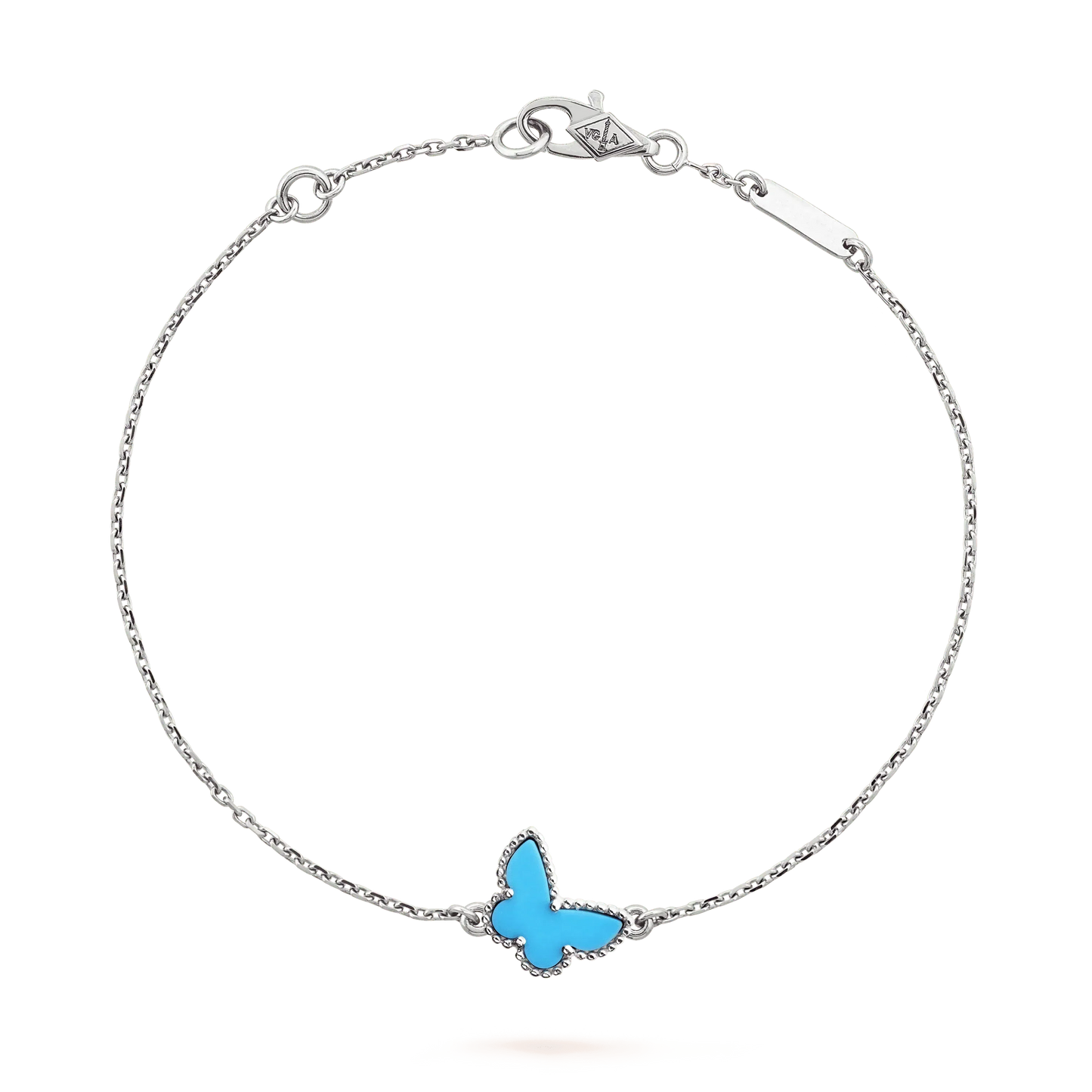 [CA]BUTTERFLY TURQUOISE BUTTERFLY BRACELET SILVER