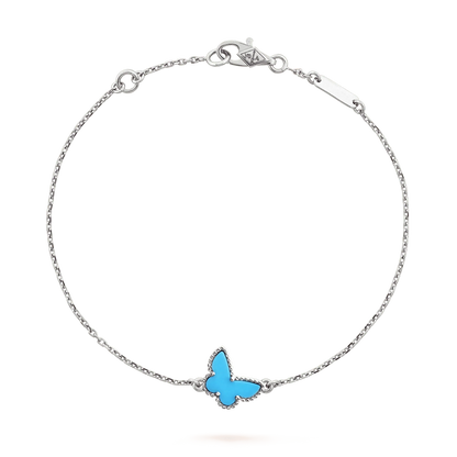 [CA]BUTTERFLY TURQUOISE BUTTERFLY BRACELET SILVER