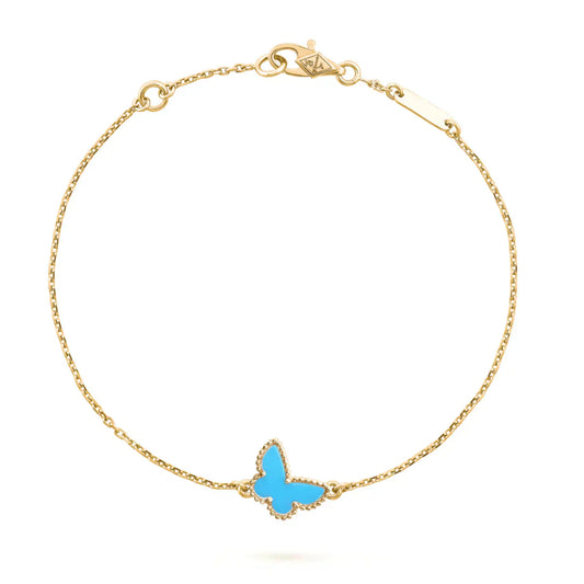 [CA]BUTTERFLY TURQUOISE BUTTERFLY BRACELET