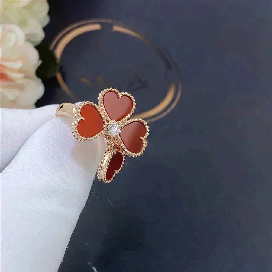 [CA]SWEET CLOVER CARNELIAN RING