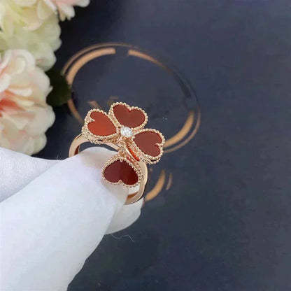 [CA]SWEET CLOVER CARNELIAN RING