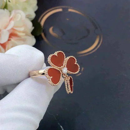 [CA]SWEET CLOVER CARNELIAN RING