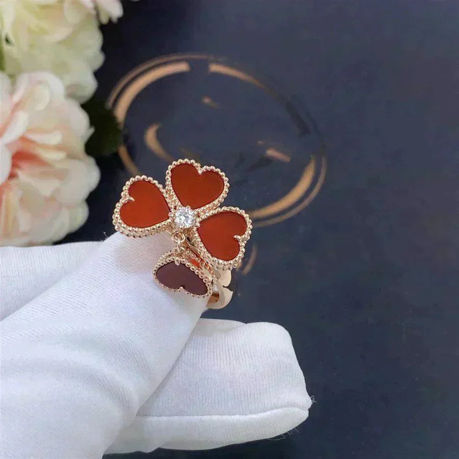 [CA]SWEET CLOVER CARNELIAN RING