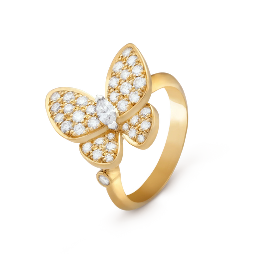 [CA]BUTTERFLY DIAMOND RING