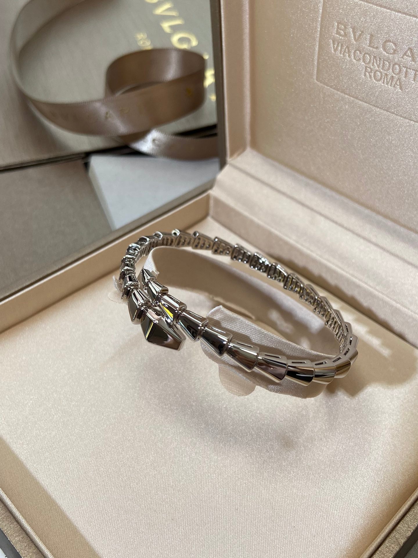 [CA]SERPENTI VIPER SILVER BRACELET