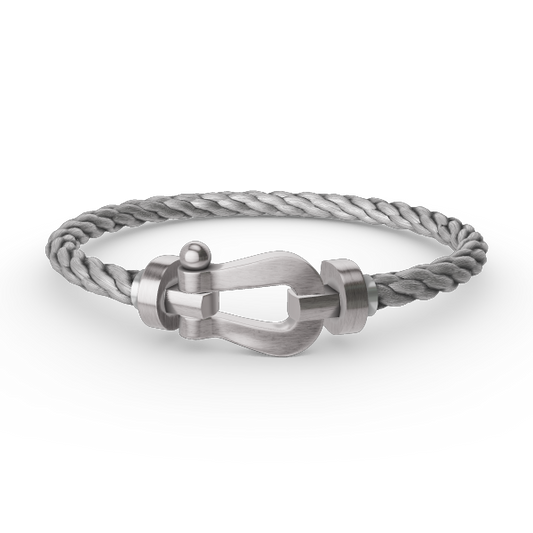 [CA]FORCE LARGE HORSESHOE NO DIAMOND BRACELET SILVER