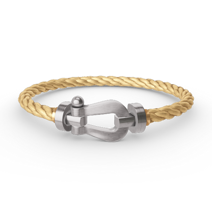 [CA]FORCE LARGE HORSESHOE NO DIAMOND BRACELET SILVER