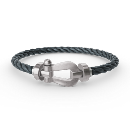 [CA]FORCE LARGE HORSESHOE NO DIAMOND BRACELET SILVER