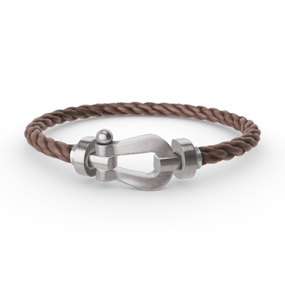 [CA]FORCE LARGE HORSESHOE NO DIAMOND BRACELET SILVER