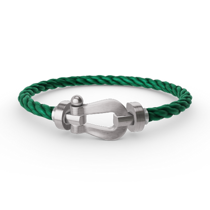 [CA]FORCE LARGE HORSESHOE NO DIAMOND BRACELET SILVER