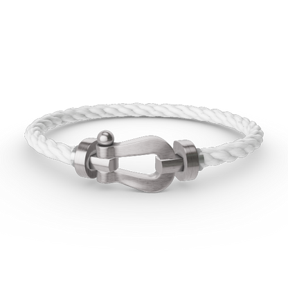 [CA]FORCE LARGE HORSESHOE NO DIAMOND BRACELET SILVER