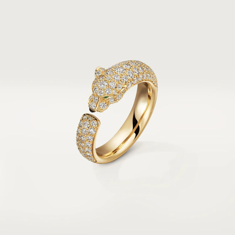 [CA]PANTHERE PINK GOLD DIAMOND RING