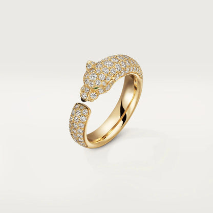 [CA]PANTHERE PINK GOLD DIAMOND RING